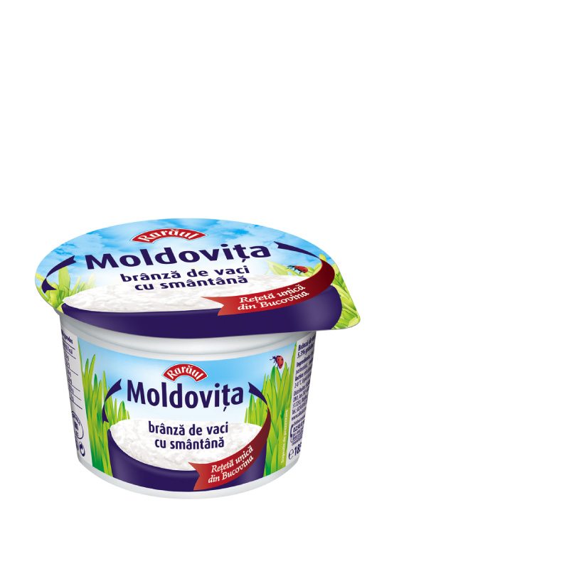 Rarăul Moldovita fresh cheese with sour cream