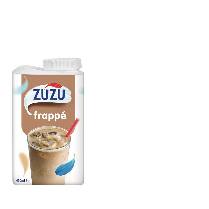 Zuzu frappe coffee milk drink