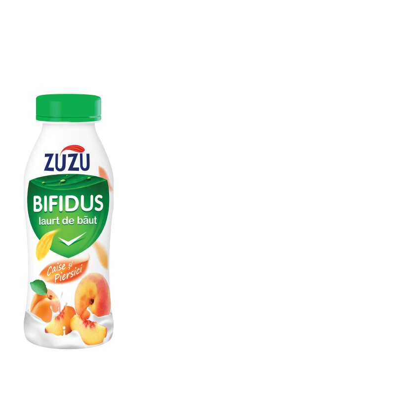 Zuzu Bifidus drinking yoghurt with apricot and peach