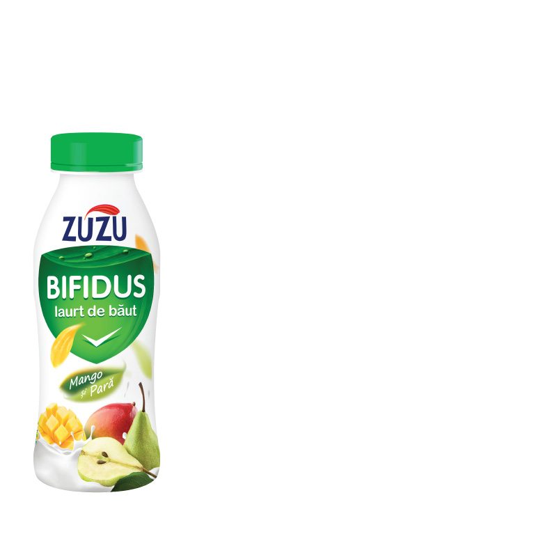 Zuzu Bifidus drinking yoghurt with mango and pear