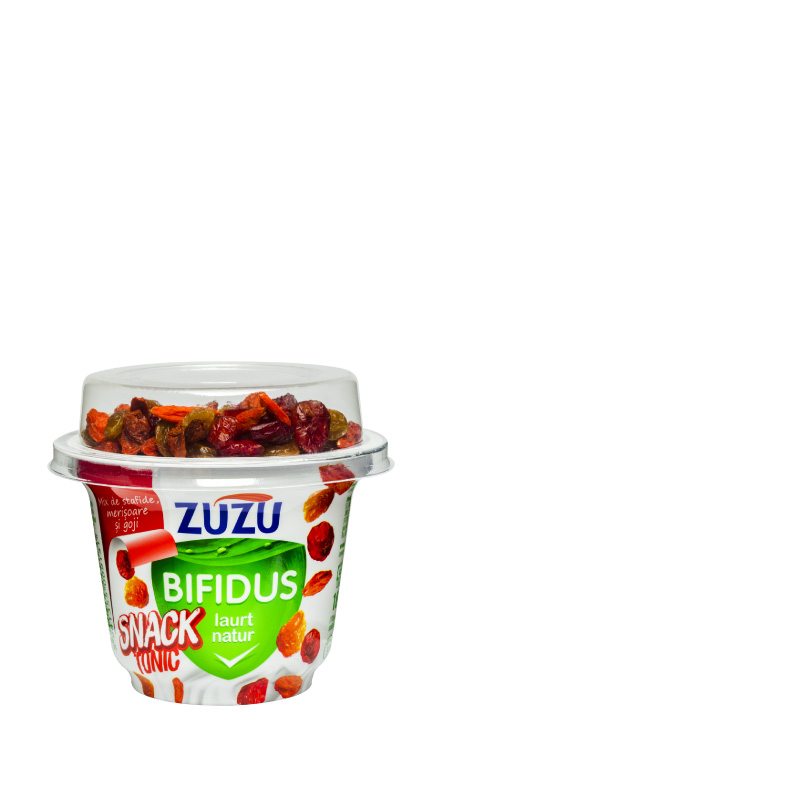 Zuzu Bifidus iaurt mix de stafide, merișoare şi goji