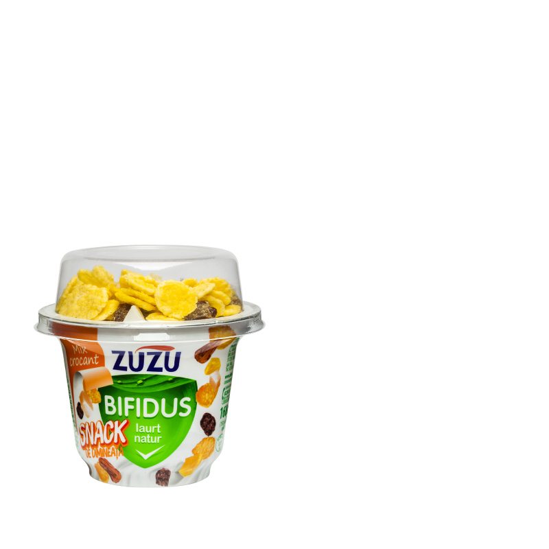 Zuzu Bifidus natural yogurt & crunchy cocktail mix