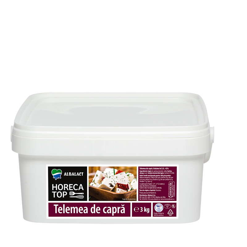 Horeca Top goat milk telemea cheese